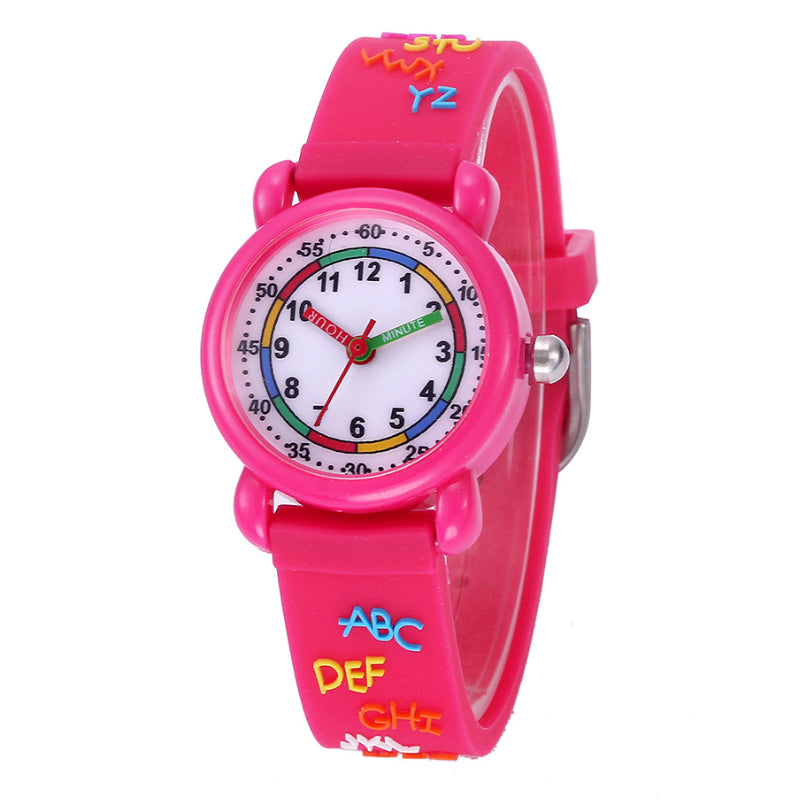 Kids Watches 3D Cute Cartoon Waterproof Silicone Children Toddler Wrist Watch for 3-10 Year Girls Boys Little Child Clock Gifts