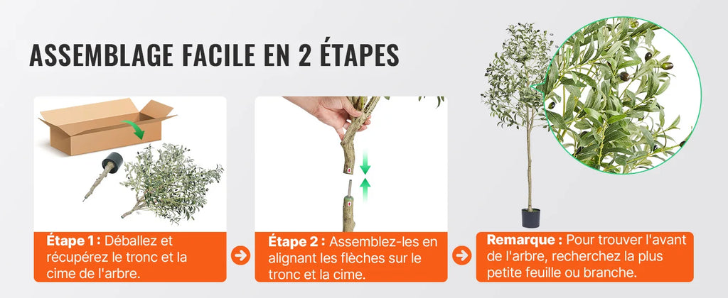 SucceBuy Artificial Olive Tree 4/5/6FT Tall Faux Plant Secure PE Material Anti-Tip Tilt Protection Low-Maintenance Tree for Home