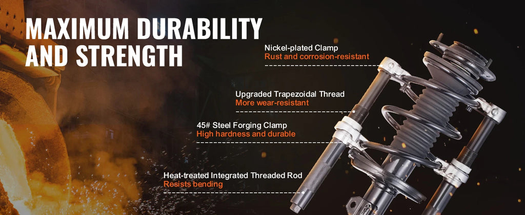 SucceBuy Coil Spring Compressor Tool 2pcs Heavy Duty  Strut Spring Compressor Set 2646 lbs Strut Spring Compressor for Truck ATV