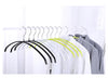 5PCS Impregnated Plastic Semi-circle Adult Clothes Hanging No Trace Non-slip Bolting Clothes
