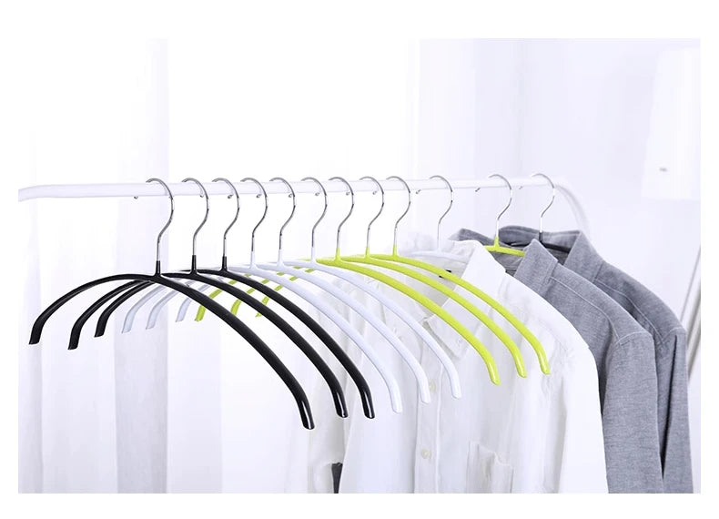 5PCS Impregnated Plastic Semi-circle Adult Clothes Hanging No Trace Non-slip Bolting Clothes