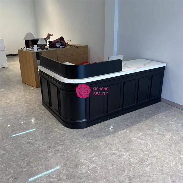 Beauty Luxury Front Desk Sport Center Reception Desk Modern Design Reception Desk For Beauty Salon With Cheap Price