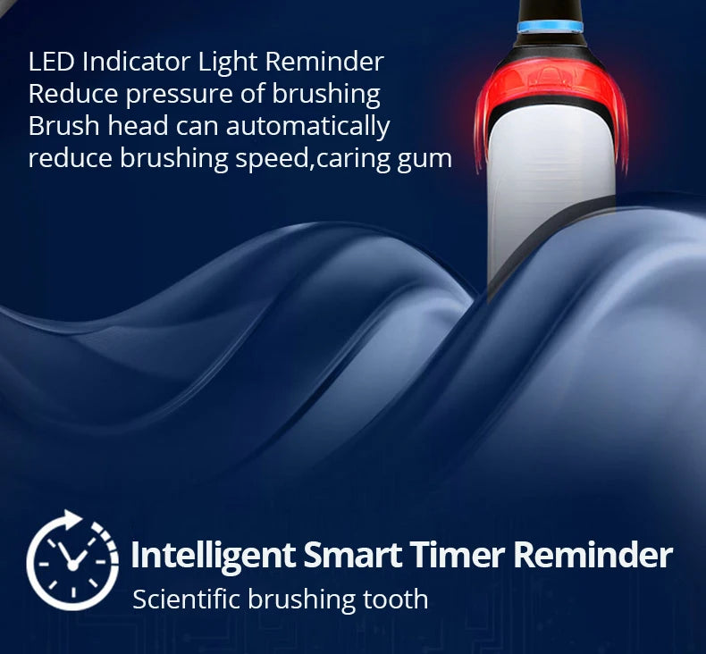 Oral B Pro 4000 Electric Toothbrush Rechargeable 3D Visible Pressure Sensor 4 Modes Sonic Tooth Brush for Adults Oral Cleaning