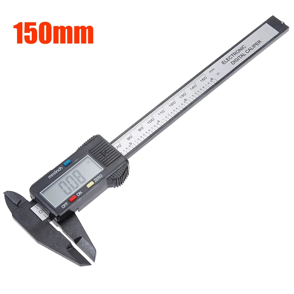 150mm 100mm  0.1mm Electronic Digital Caliper Measuring Tool Vernier Micrometer Measuring Tool Depth Gauge Instrument Pachometer