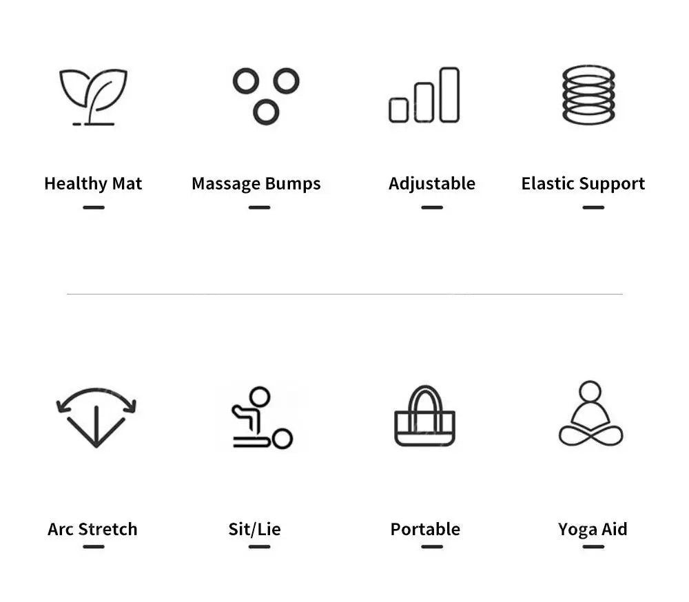 Back Stretcher Multi-Level Adjustable Massager Waist Neck Fitness Lumbar Cervical Spine Cervical Spine Support Massager Tools