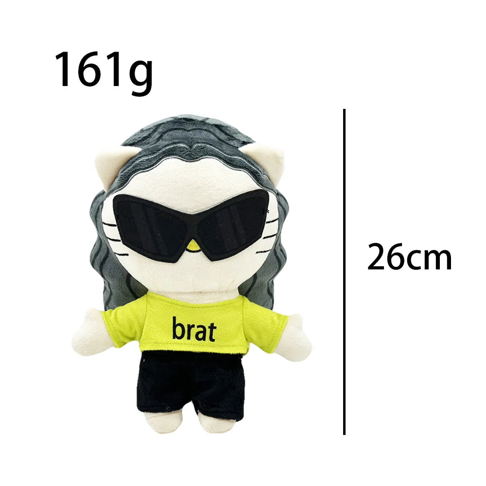 Juice Wrld Plush Doll Stuffed Toys Cute Boys Girls Christmas Gifts Kitten Plush Toy Wearing Vest Funny Cat Xmas Gift Bunny  Bad