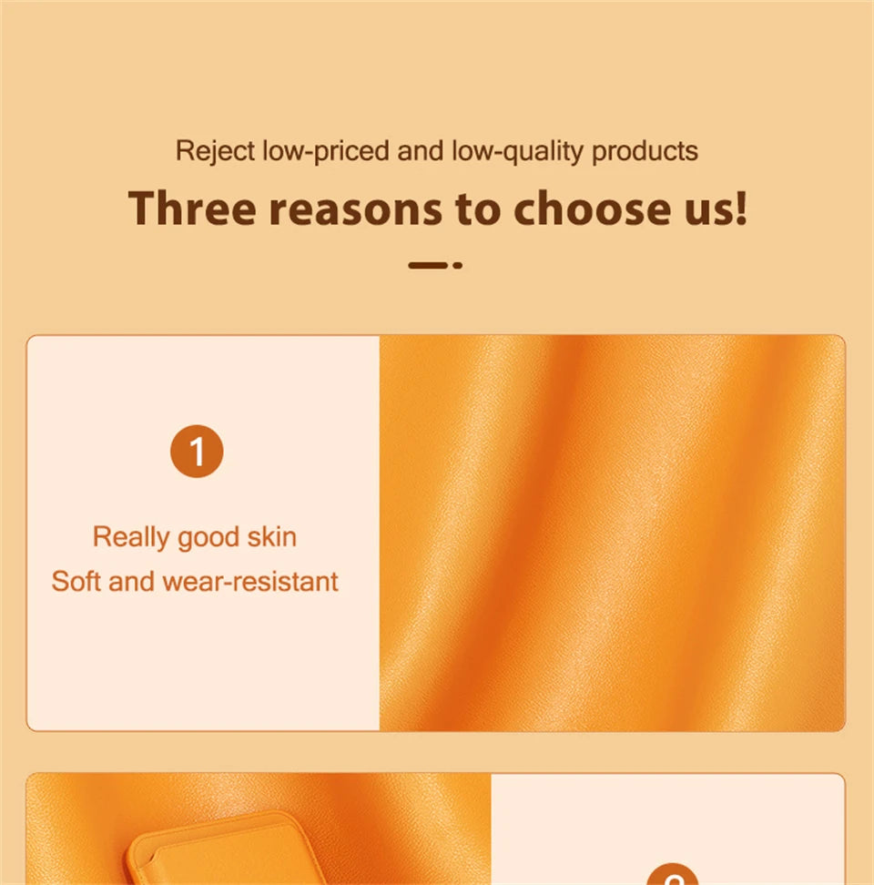 For Magsafe Leather Magnetic Wallet Case For iPhone 14 12 15 13 Pro Max Magnetic Card Bag Cover Samsung S23 S22 Ultra Accessory