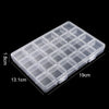 Transparent Storage Container Jewelry Box Clear Plastic Organizer Box Empty Earring Storage Organizer Display Case for Beads
