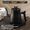 1000ML Smart Temperature Control Electric Kettle - Auto Shut-Off & Boil-Dry Protection - Stainless Steel Pour-Over Coffee &