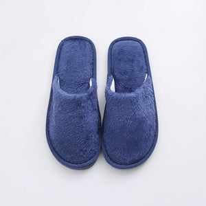 ‌Winter Indoor Slippers NonSlip House Shoes Warm Cotton Slippers Cozy Home Footwear Soft Sole Slippers Wood Floor Friendly
