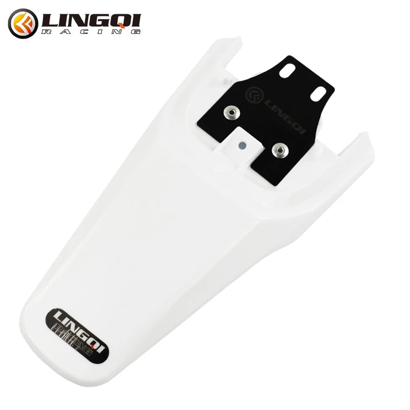 LINGQI RACING  Motorcycle Rear Fender Plastic Tail Mudguard Wheel Splash Guard For Light Bee Modified