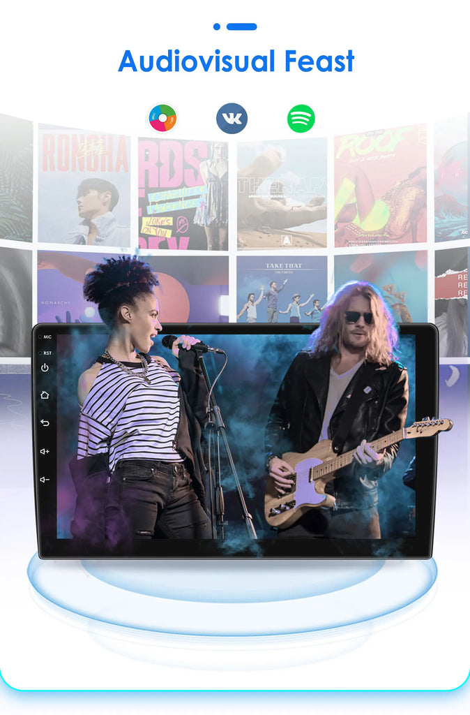 Hizpo Car Radio Android Auto For Renault kangoo 2009-2018 Multimedia Player Carplay GPS Intelligent System NO 2DIN DVD Head Unit