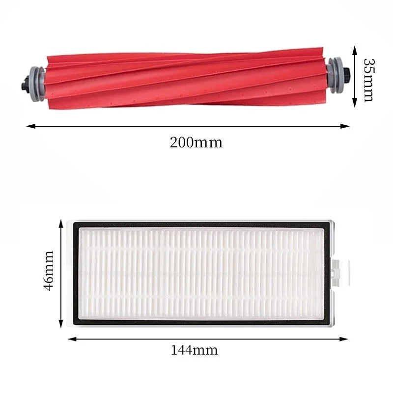 Roborock Q7 Max,Q7 Max+,Q7 Plus,T8 Hepa Filter Robot Vacuum Cleaner Spare Parts Main Side Brush Mop Cloth Dust Bag