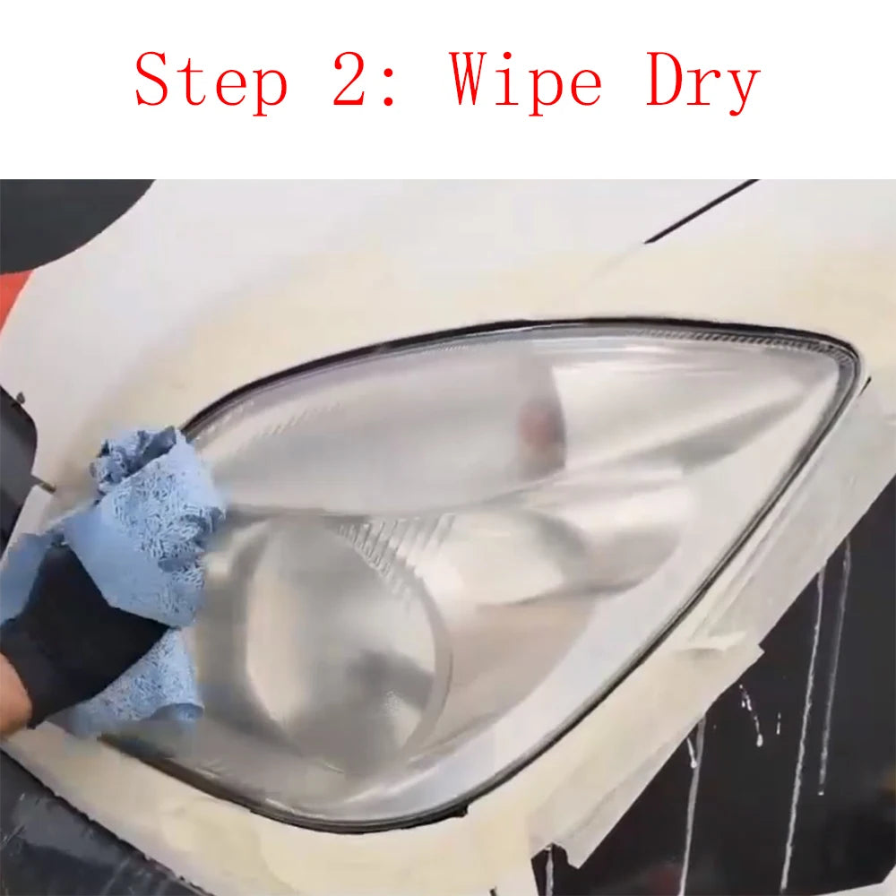 Top 800g Car Headlight Chemical Polishing Kit Liquid Polymer Headlights Refurbishment Scratch Repair Headlights Restoration Kit