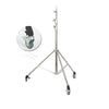 SH Metal Floor Light Stand Photography Fill Lighting Stand With 3pcs Casters Wheel Dual-use Background Light Stand