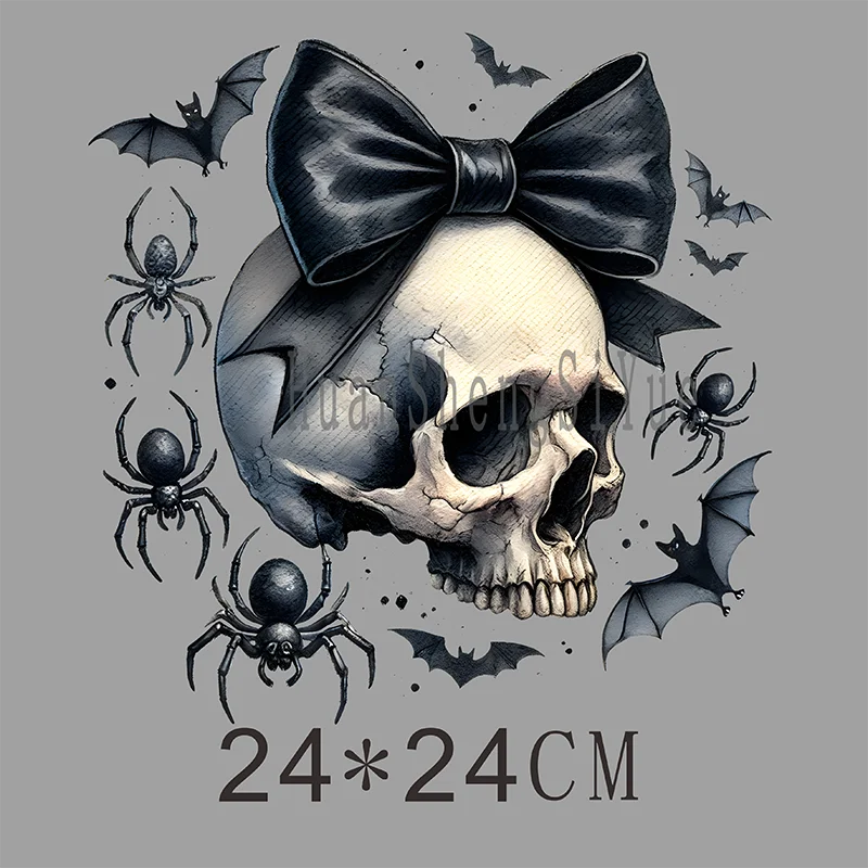 Ironed Sticker Clothing DTF Thanksgiving Halloween Fashion T-shirt Hoodie DIY Jacket Patch Is Waterproof