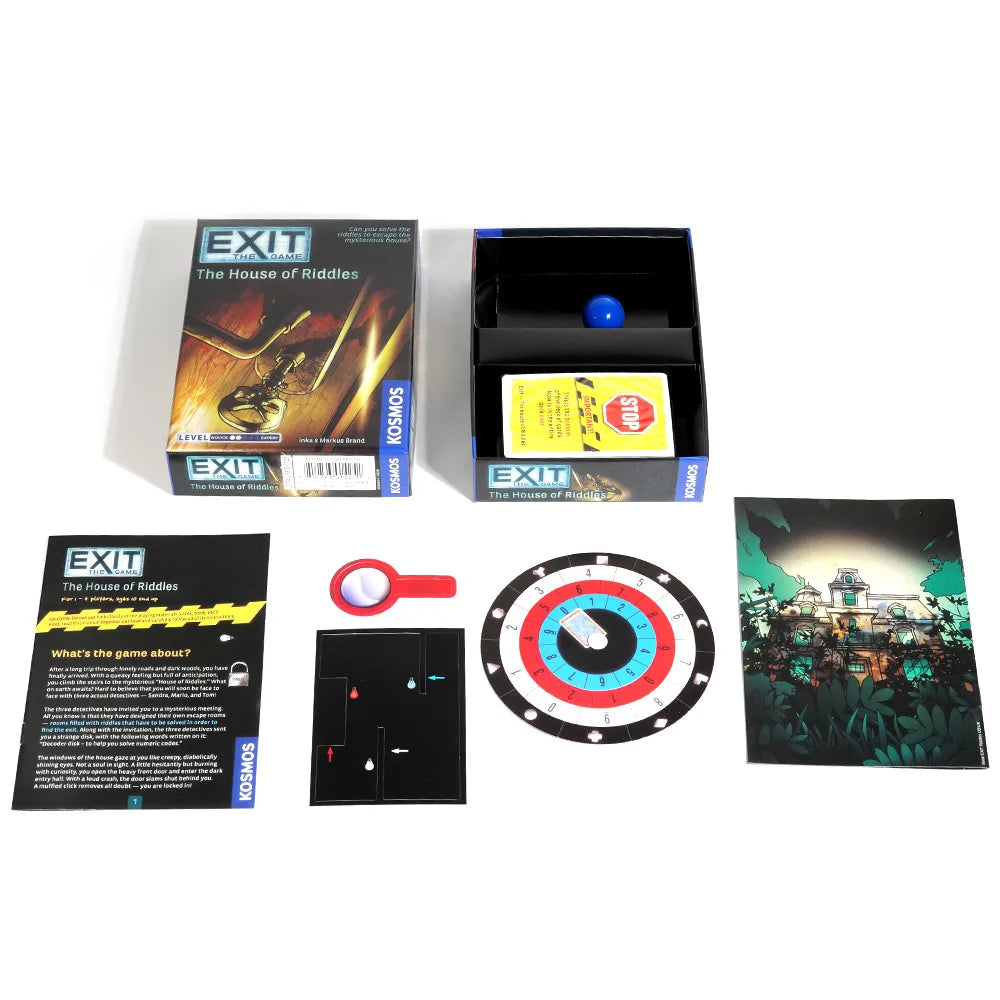 EXIT: Dead Man on the Orient Express, Mystery Solving Card Game, Family Games for Game Night, Party Games for Adults and Kids