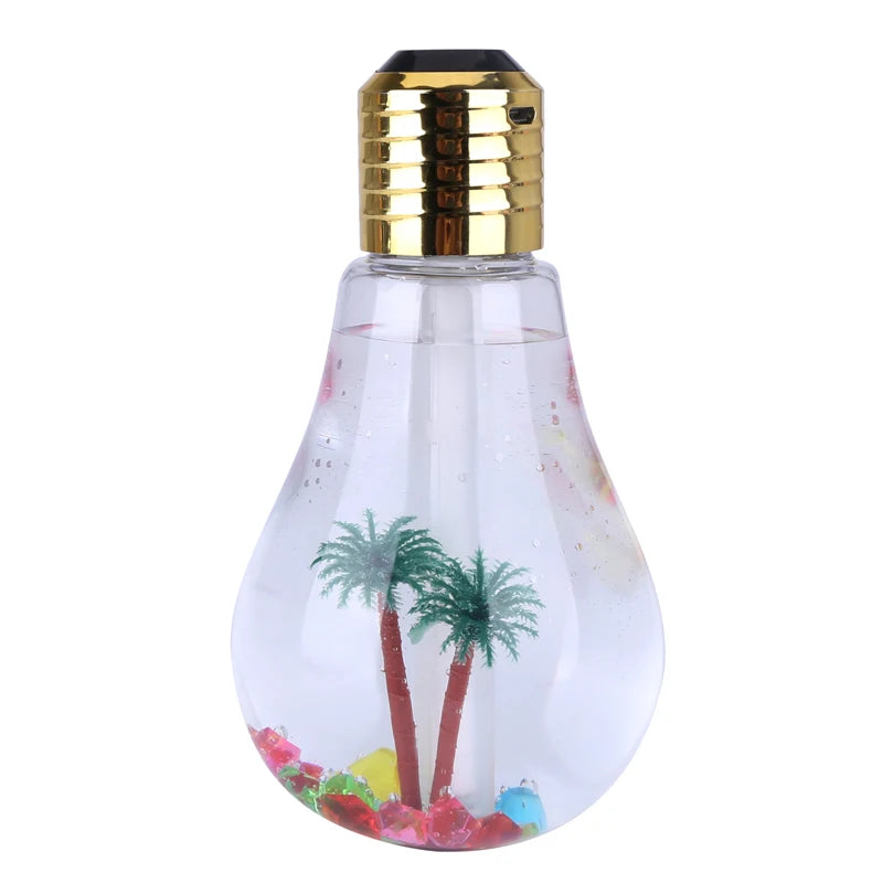 Light Bulb Humidifier For Home Use Silent Small Bedroom Office Desk Student Dormitory Moisturizing And Creative Products