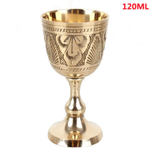 Laai beeld in Galery-kyker, Pakistan Pure Brass Wine Glass Pure Brass Wine Glass Classical Wine Cup Handmade Goblet Home Bar Party Copper Wine Glass Mug