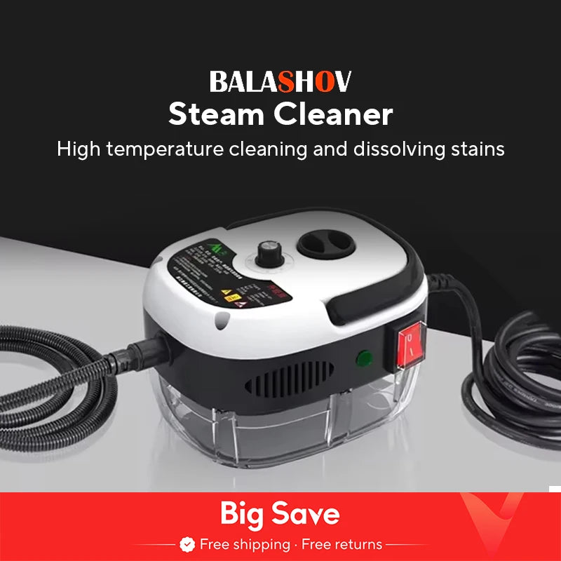 Steam Cleaner High Temperature Sterilization Air Conditioning Kitchen Hood Home /Car Steaming Cleaner 110V US Plug /220V EU Plug