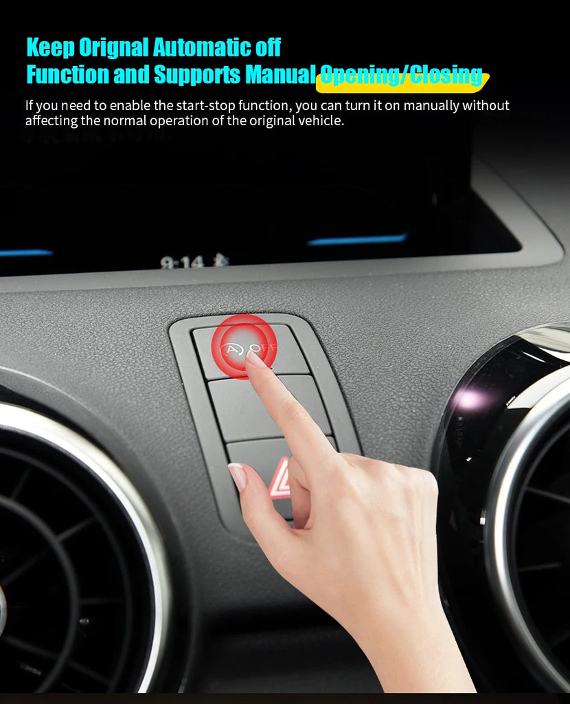 For AUDI A1 2011-2018 Car Automatic Stop Start Engine System Off Close Control Sensor Plug Smart Stop Cancel Auto Accessorie