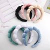 Velvet Hair Band High Skull Top Sponge Fried Dough Twists High Sense Hair Band Hair Accessories Solid Color Hair Band