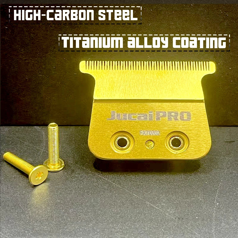 Jucai PRO Blade Original High Carbon Steel Titanium Coated FX707G2 Bit for Jucai PRO F7878 FF1T Trimmer High Quality DLC Blade