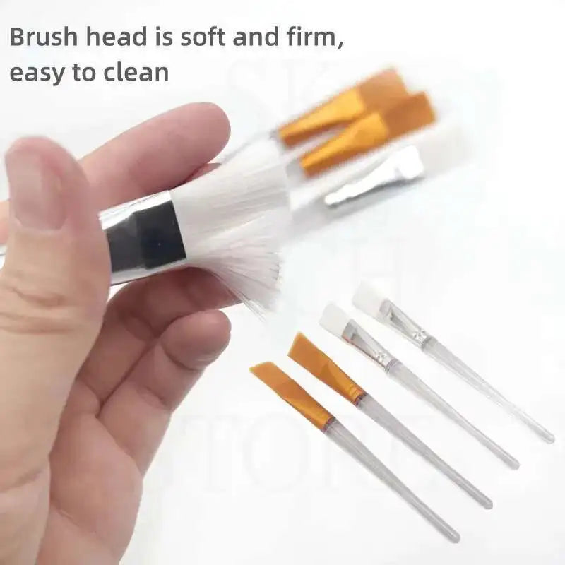Facial Skin Care Brush Fan Shaped Facial Makeup Mask Brush Soft Bristle Cosmetic Brush Beauty Salon Supplies Spa Beauty Tools