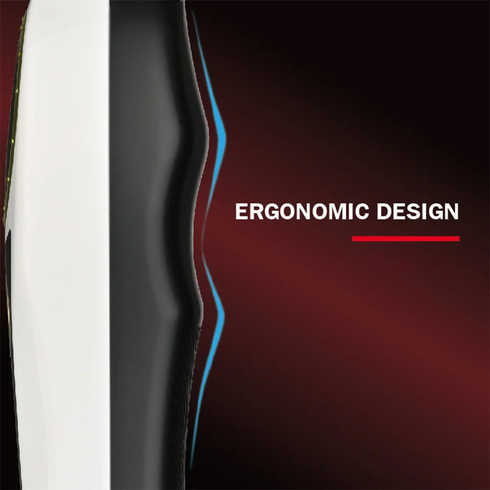 WMARK NG-7230 Professional Hair Clipper Ceramic Titanium Plated Blade 7500RPM Men's Trimmer Engraving Push with Charging Base