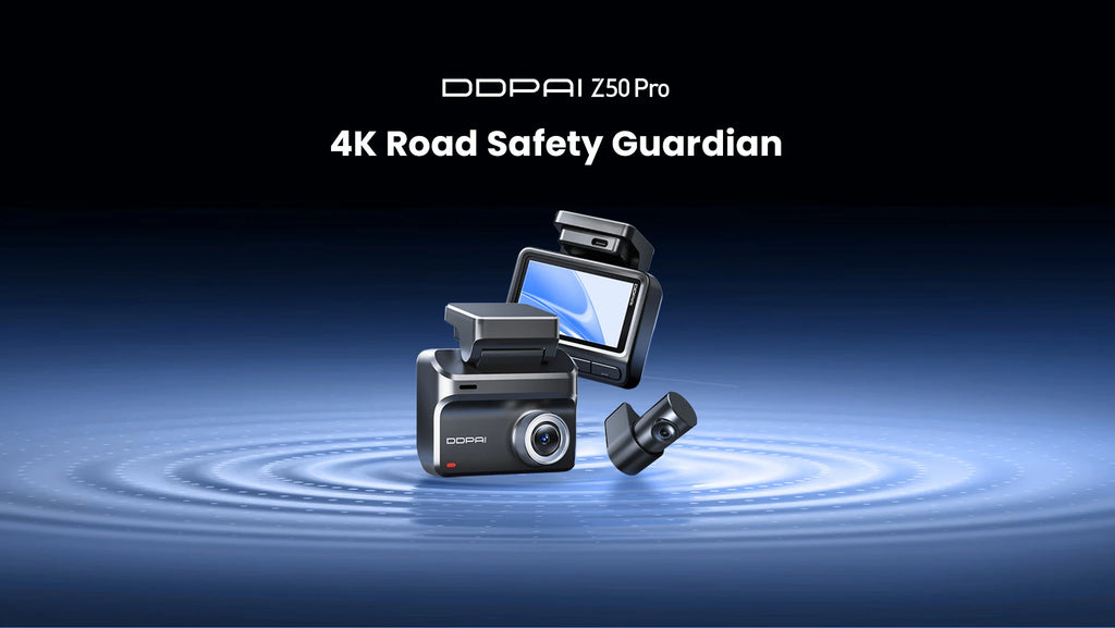 2025 New DDPAI Dash Cam Z50 Pro 4K Car DVR Night Vision 5GHz Wi-Fi GPS ADAS 24h Parking mode Support Front and Rear Camera
