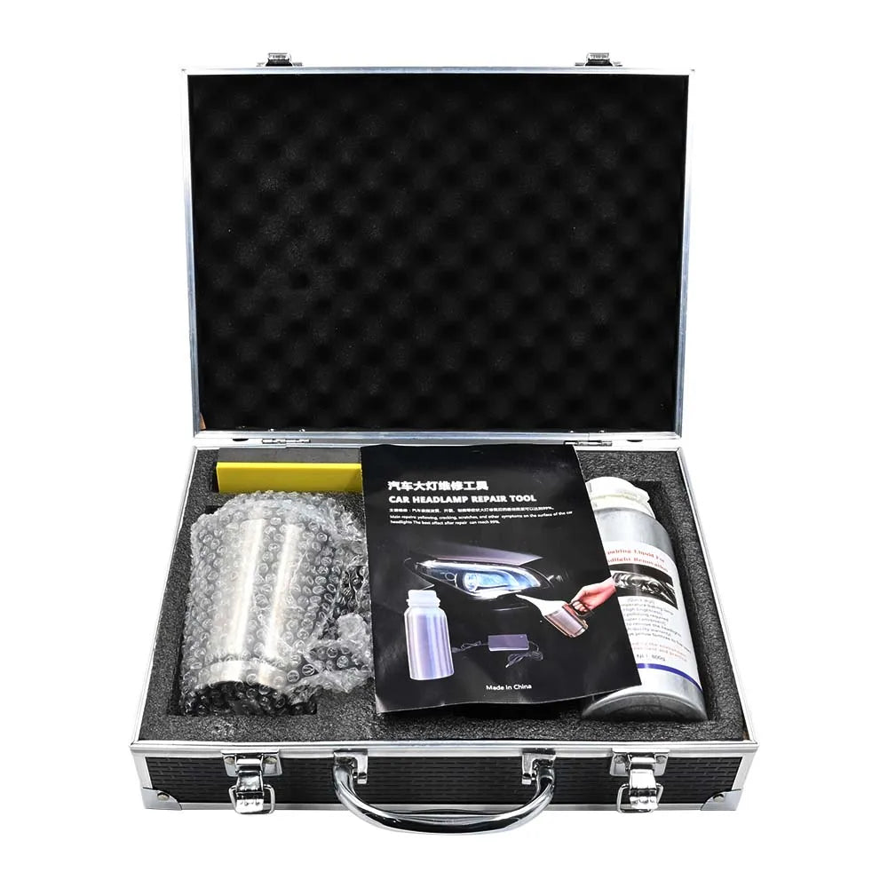 Top 800g Car Headlight Chemical Polishing Kit Liquid Polymer Headlights Refurbishment Scratch Repair Headlights Restoration Kit