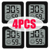 Mini LCD Digital Thermometer Hygrometer Indoor Room Temperature Humidity Meter Sensor Gauge Weather Station Set
