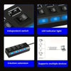 4/7 Ports LED High Speed USB 2.0 Hub 5Gbps Multi Ports USB Power Adapter Expander USB Splitter With Switch For Laptop Computer