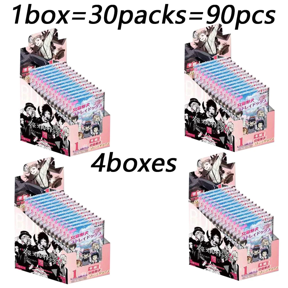 Anime Bungo Stray Dogs Collection Cards Nakajima Atsushi Izumi Kyouka Cute Q-version SSR Character Cards Table Toys Kids Gifts