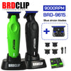 BRDCLIP BRD9615 9000PRM Professional Men's Hair Trimmer Barber Finish Electric Clipper DLC Blue Blade Hair Cutting Machine