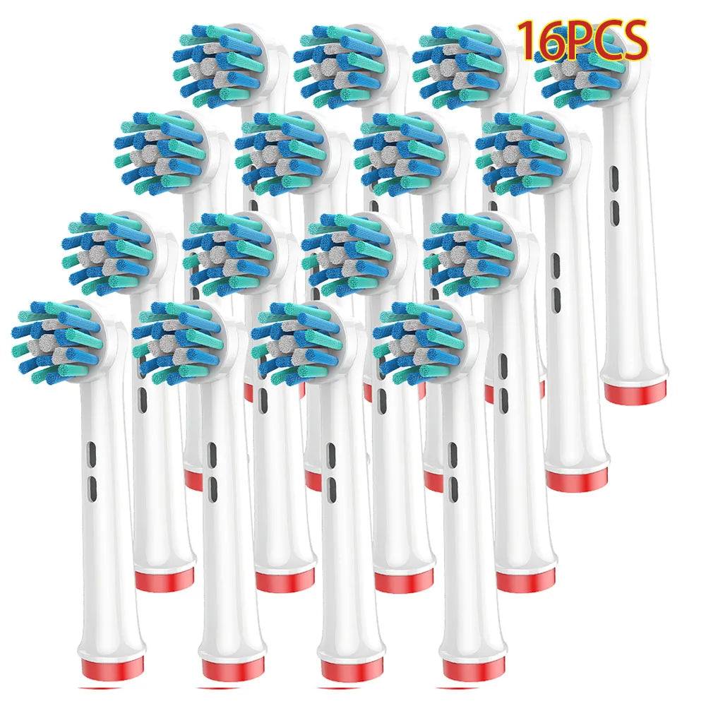 Toothbrush Heads for Oral B Sensitive Clean Professional Care: 500, Triumph Professional Care: 9000, Sensitive Clean - Mighty Dollars