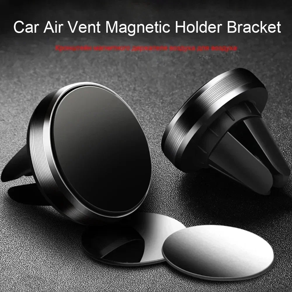 Air Vent Magnet Smartphone Mobile Stand Cell GPS Support Magnetic Car Phone Holder For iPhone 12 13 14 15 16 Pro Xiaomi Samsung