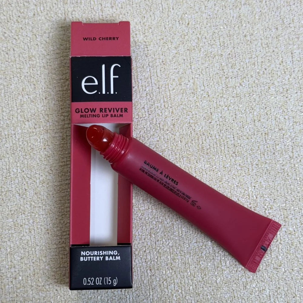 Elf Lip Balm Tinted Lip Gloss Lightweight Hydrating Nourishing Repairing Improve Lip Lines Dryness Create Naturally Plump Lips