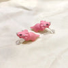 2pcs/1pair Animal Cartoon Stud Earring For Women Cute Dinosaur Little Dog Whale Clay Bite Ear Jewelry Funny Gifts Fashion