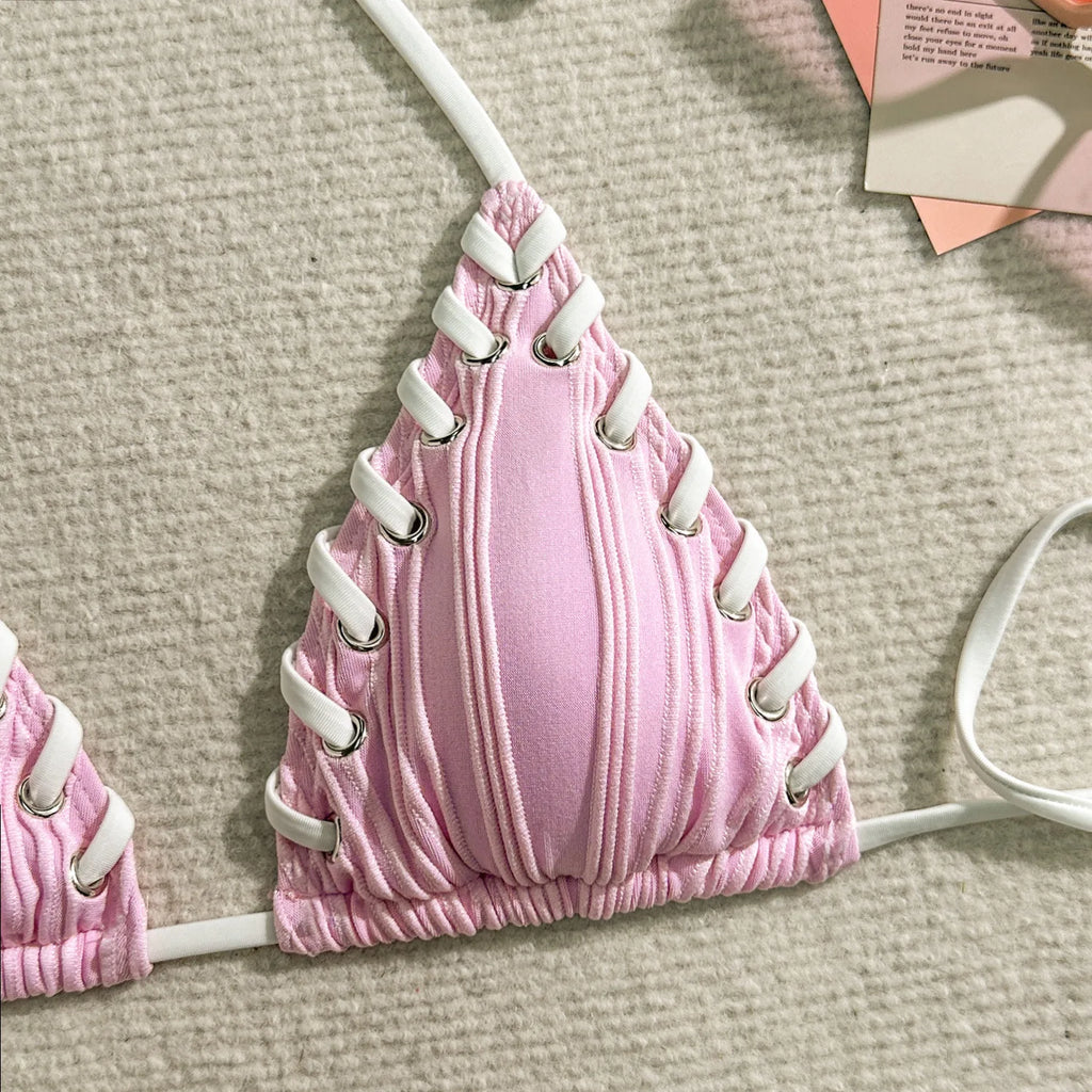 Sexy Bikinis 2025 Women's Swimwear Female Swimsuit for Swimming Wear Bathing Suits Brazilian Bikini Set Beachwear Pool Bather