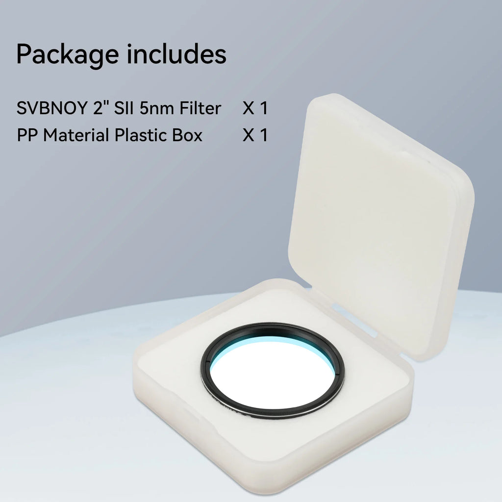 Svbony SV227 2/1.25inch Filter 5nmH-Alpha SII-CCD OIII-CCD Narrow Band for Astronomy Telescope Deep Space Planetary Photography