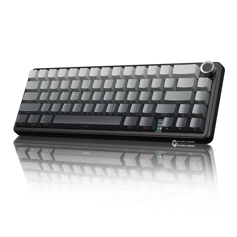ATTACK SHARK X66 Wireless Mechanical Keyboard with Side Printed PBT Keycaps BT & 2.4G Wireless & Type -C Wired Hot-swap 16 Milli
