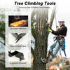 1 Set Portable Tree Climbing Spike Set with Safety Belt Practical Climbing Tree Spikes Straps Climb Trees Rope Tool