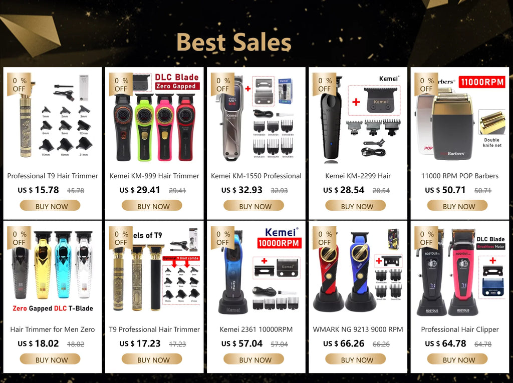 Kemei 2296 USB Charger Cable - Orignal Replacement Charging Cable for Hair Clipper Accessories