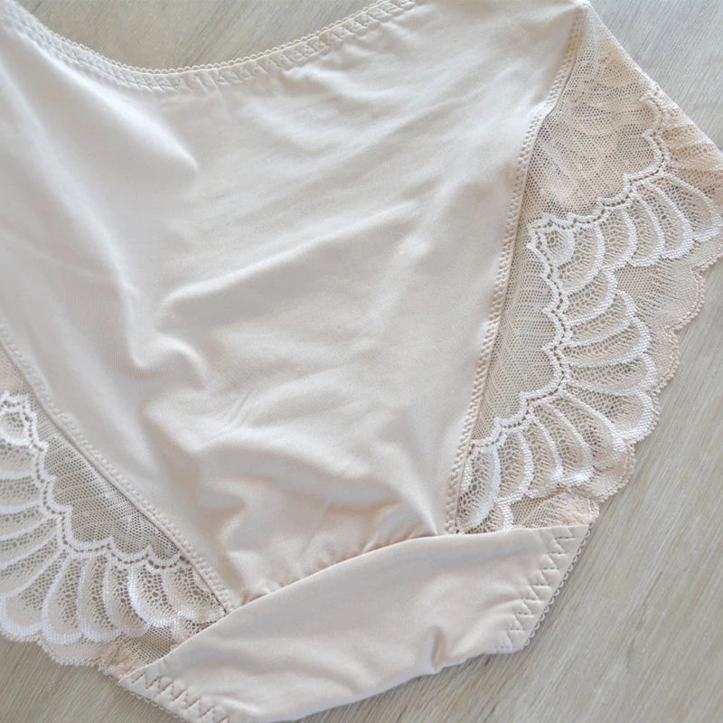 Plus size underpanties Fashion underwear Girl Briefs Pink Ladies Underpanty Comfortable Briefs Women's Panties Lingries