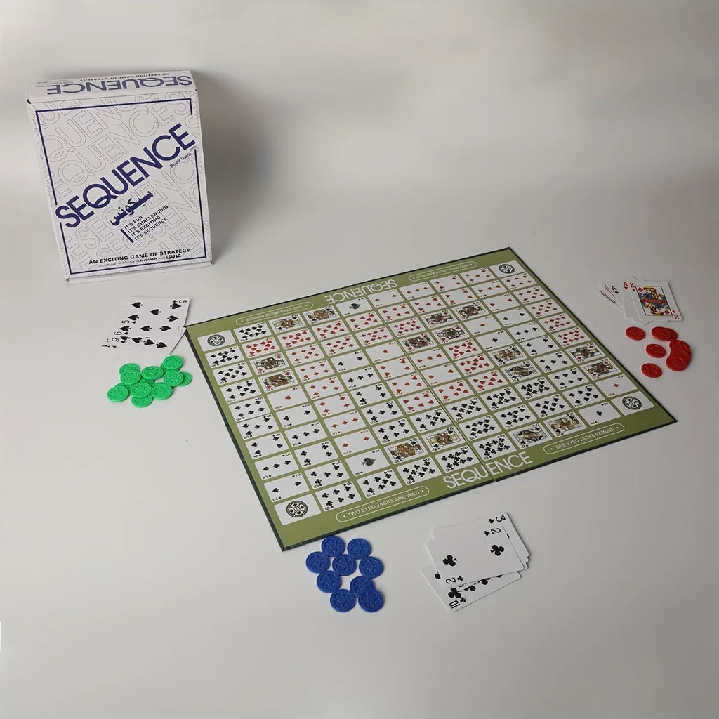 board games, classic strategy board games, party games, outdoor picnic games, sequence board game jumbo,board games,sequence gam