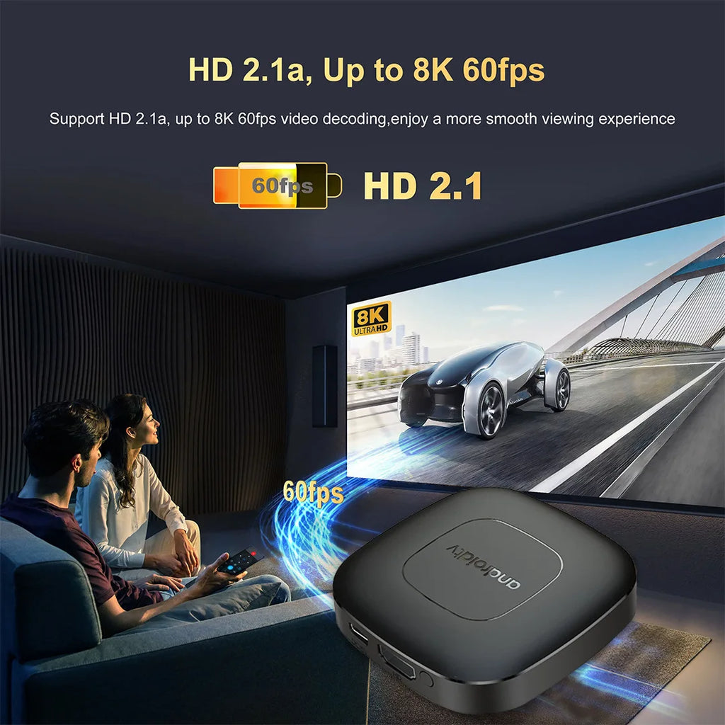 Android13 Smart Home Theater TV Box AllwinnerH313 Google Assistant Netflix Streaming Bluetooth Media Player 2G16G 2.4G5G Wifi T1