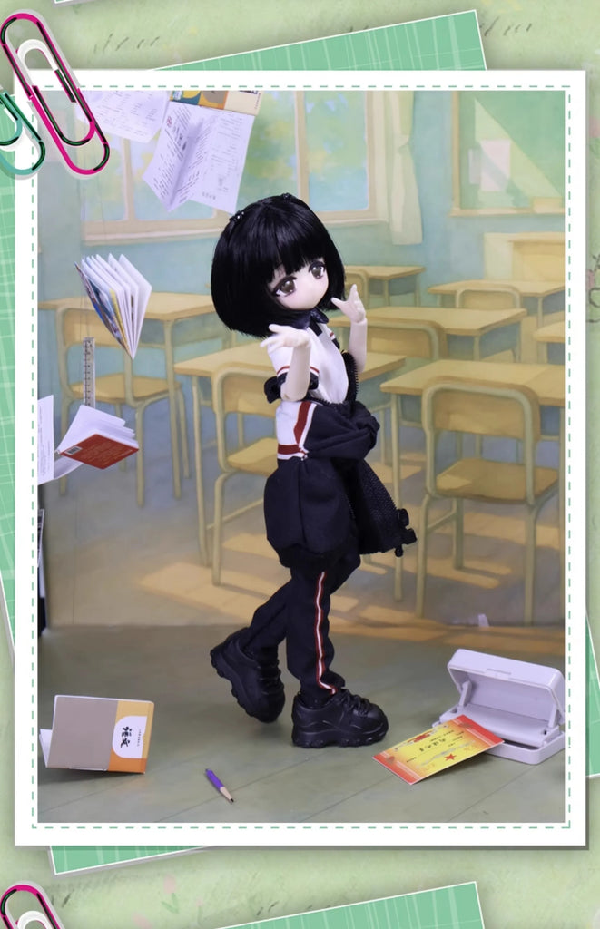 Kawaii Momotale 8-Point Mjd Movable Doll Girl Body Series Trendy Anime Figurines Collectable Ornaments Girl Heart Toys