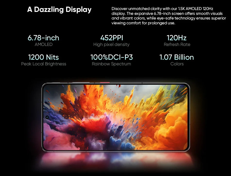 Zte Nubia Z60S Pro 5g Smartphone Snapdragon 8 Gen 2 6.78'' 120Hz Oled Screen 80W Fast Charging 50Mp Camera Android 14 Google Play Global Version