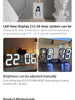 3D LED Wall Clock: Modern Digital Design with Nightlight & Luminous Alarm for Living Room Decor